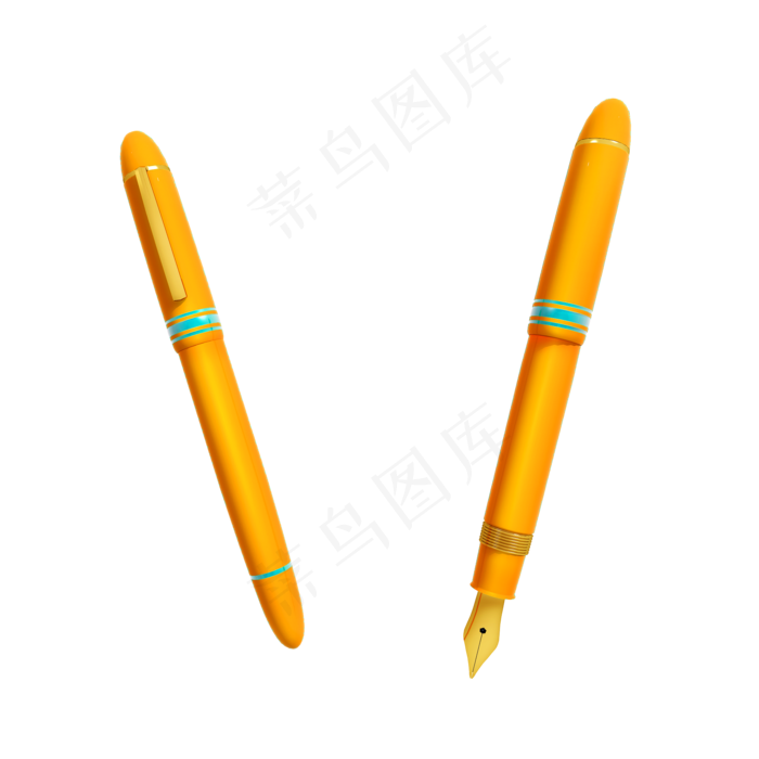 质感钢笔png图(2000X2000(DPI:300))psd模版下载