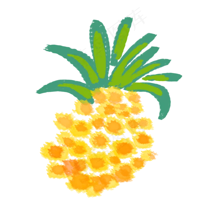 可爱简约菠萝设计图