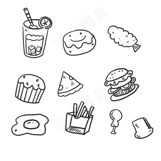 食物系列手绘手账