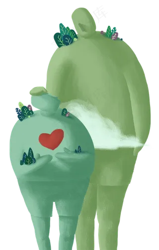 创意父亲节父爱如山