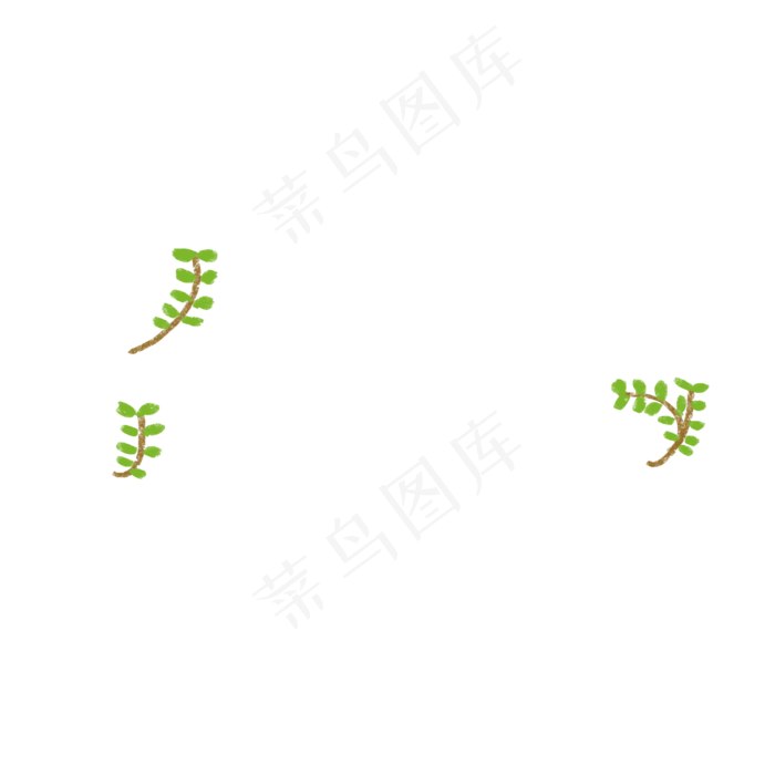 春天植物枝条下载(2000X2000(DPI:300))psd模版下载
