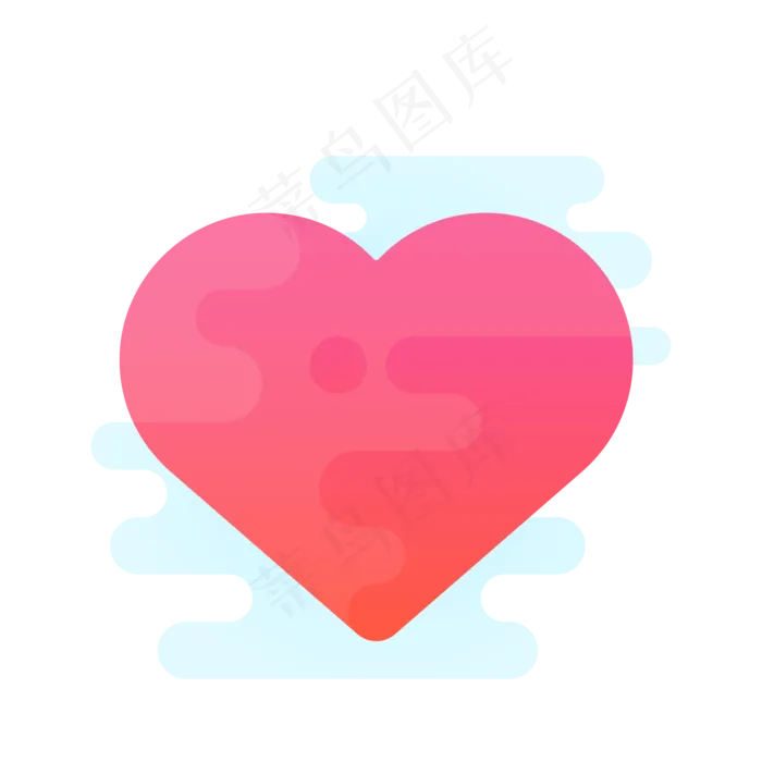 红色的桃心免抠图(2000X2000(DPI:300))psd模版下载