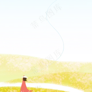 劳动节户外放风筝