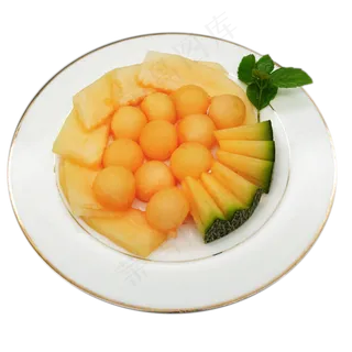 哈密瓜果盘 哈密瓜果盘