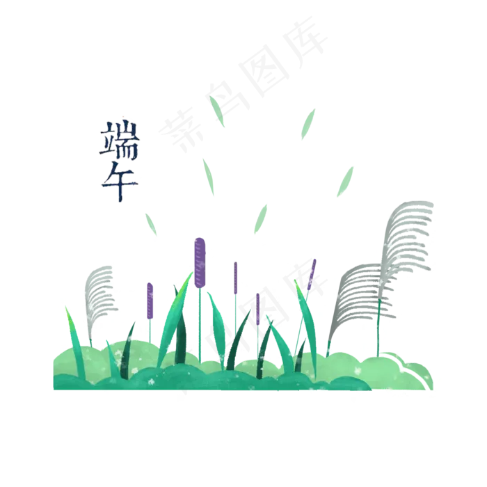 五月端午清新风景素材(2000X2000(DPI:300))psd模版下载