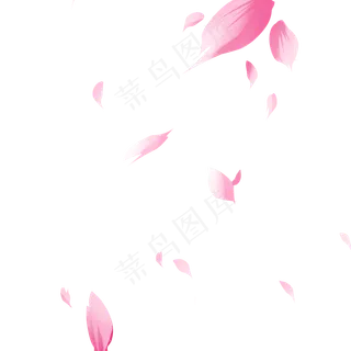 飞舞的樱花瓣,免抠元素