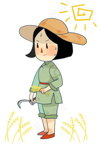 五一劳动节妇女农民