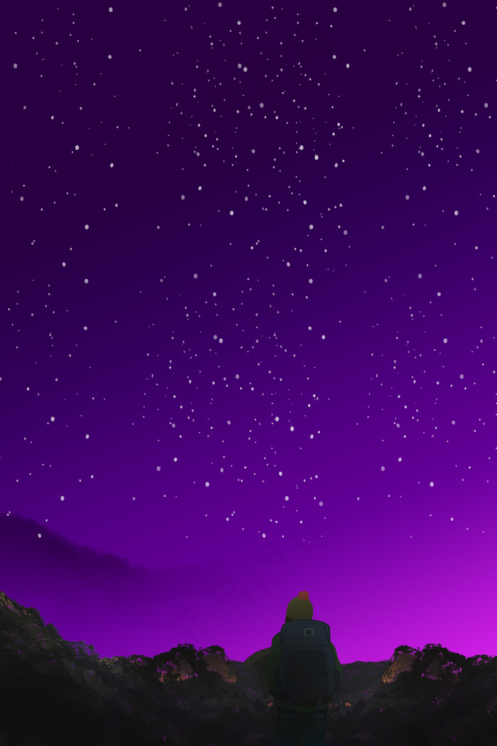 一个人的旅行海报设计