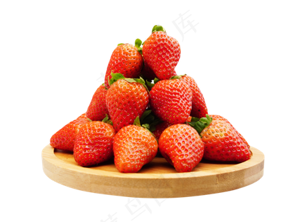 有机水果草莓,免抠元素