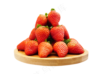 有机水果草莓,免抠元素