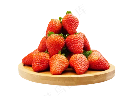 有机水果草莓,免抠元素 有机水果草莓,免抠元素