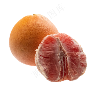 水果红心柚子,免抠元素
