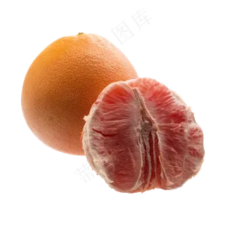 水果红心柚子,免抠元素