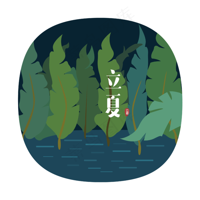 24节气之立夏可商用元素