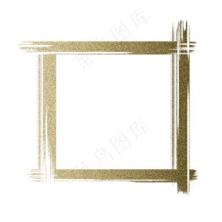 黑金正方形边框