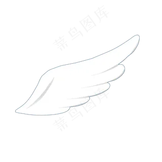 简约翅膀png元素