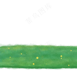 春天草丛草坪绿色植物,免抠元素