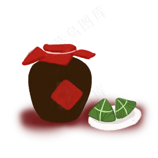 创意端午节雄黄酒设计素材