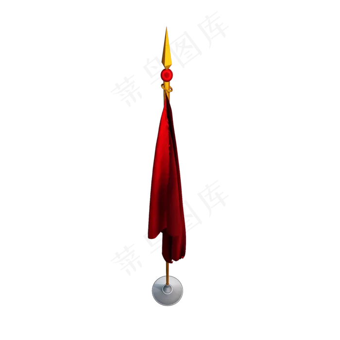 仿真旗帜png图(2000X2000(DPI:300))psd模版下载