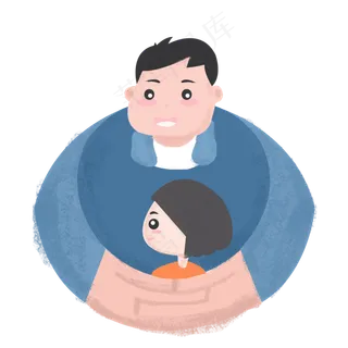 卡通父亲节设计元素