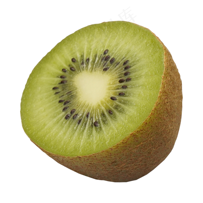 绿色半个猕猴桃,免抠元素