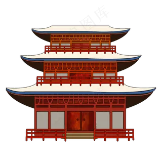 彩色房屋古风建筑