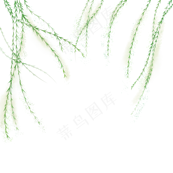 卡通手绘春季植物