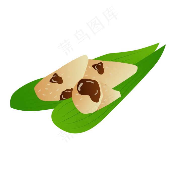 矢量免扣卡通粽子(4167*4167px 300 dpi )ai矢量模版下载