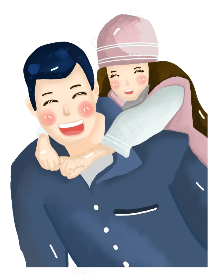 父亲节父女温馨拥抱(2675X3445(DPI:300))psd模版下载