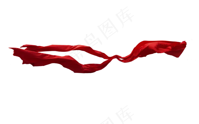红色丝带丝绸(1701X1063(DPI:72))psd模版下载