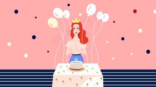 粉色系浪漫生日会配图