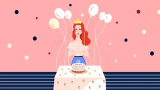 粉色系浪漫生日会配图