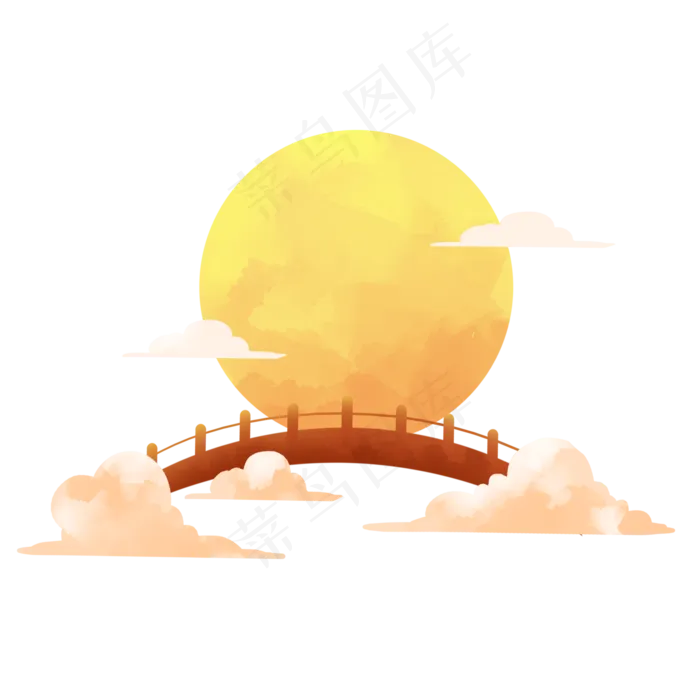 扁平七夕素材(2000X2000(DPI:300))psd模版下载