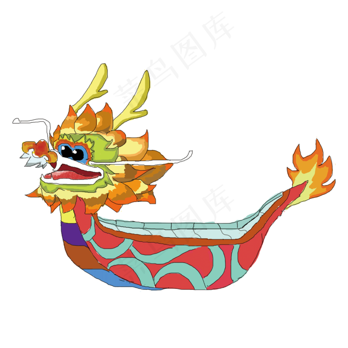 中国习俗端午节日端午赛龙船