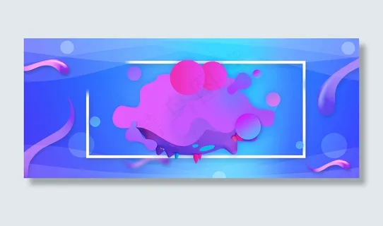 双11促销季几何蓝色banner免费下载 双11促销季几何蓝色banner免费下载