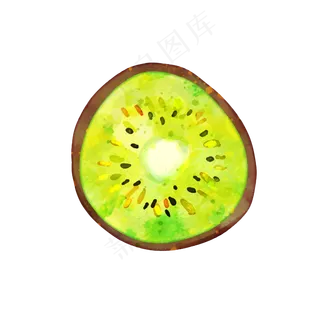 炎炎夏日彩色卡通风美食水果图案