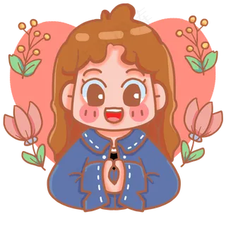 比心情侣头像女