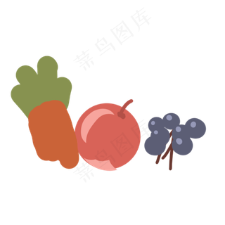 彩色的水果免抠图