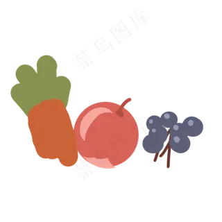 彩色的水果免抠图