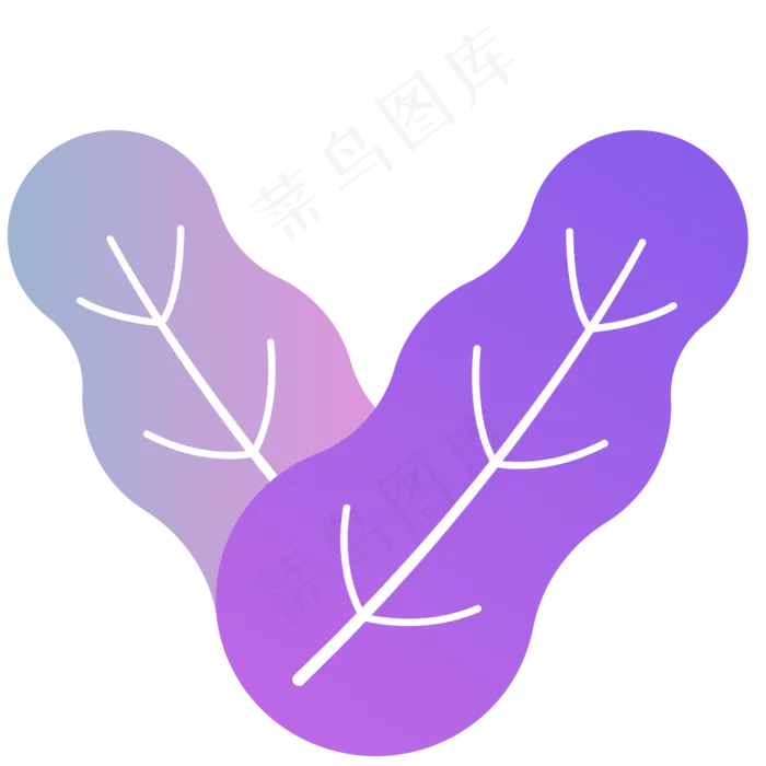 两个春季自然植物(2000X2000(DPI:300))psd模版下载