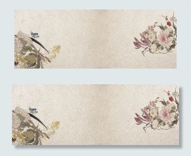 复古手绘古风简约风格banner