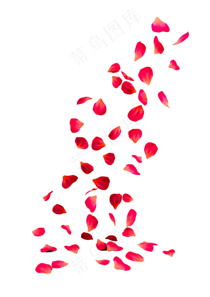 玫瑰花瓣素材(2480X3508(DPI:300))psd模版下载