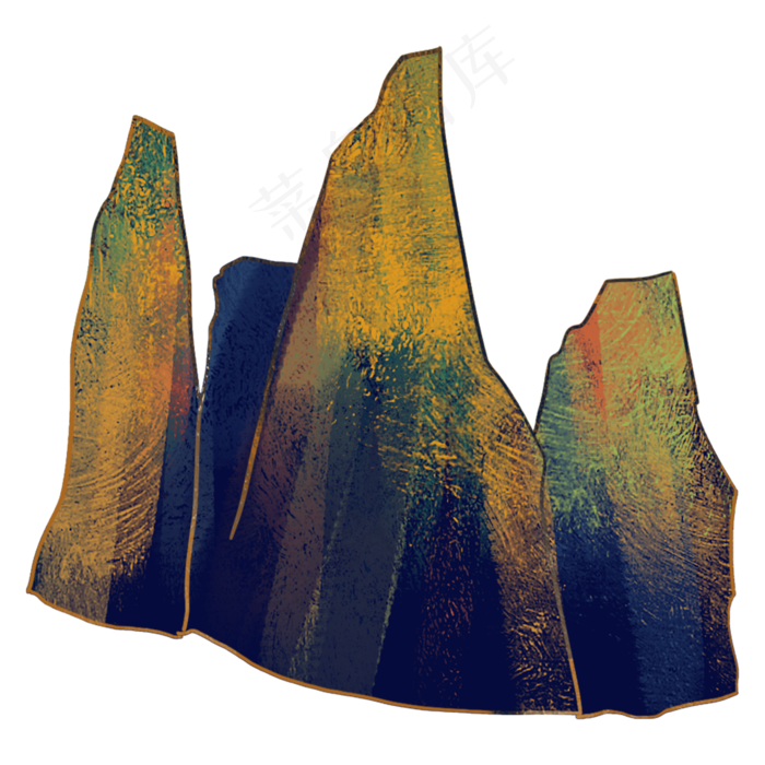 山峰山峦(2000X2000(DPI:300))psd模版下载