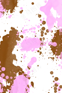 矢量水彩泼墨PNG