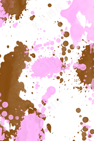 矢量水彩泼墨PNG