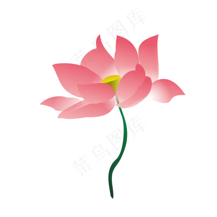 可商用渐变粉色透明手绘夏天装饰(210X297)cdr矢量模版下载