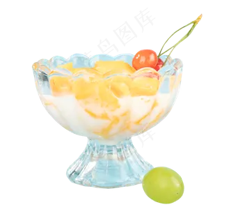 一杯水果冰激凌