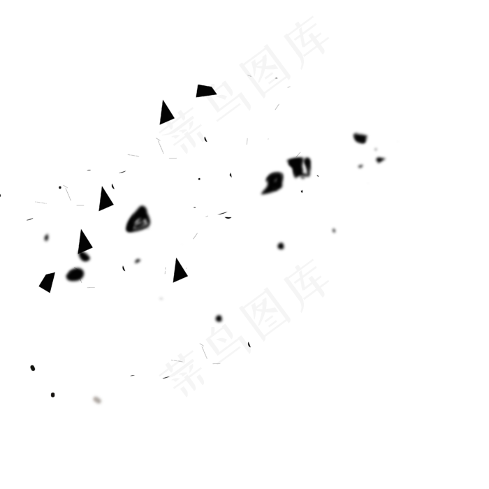 漂浮碎石,免抠元素(4167*4167px 300 dpi )ai矢量模版下载