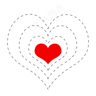 情人节创意心形免抠图