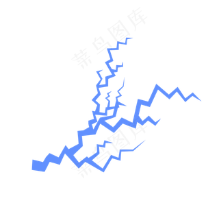 折线水墨裂纹笔刷